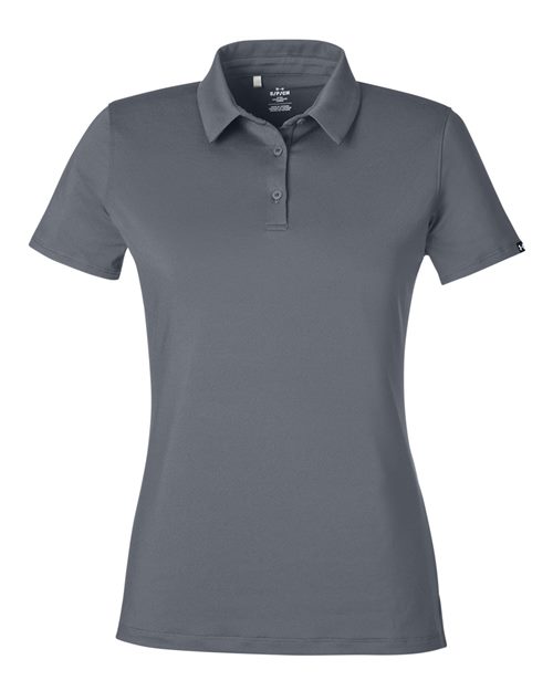 Under Armour 1385910 — Women's Recycled Polo — Castlerock/ White