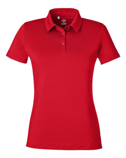 Under Armour 1385910 — Women's Recycled Polo — Red/ White