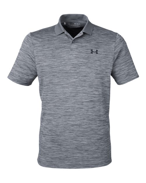Under Armour 1377374 — Men's Performance 3.0 Golf Polo — Pitch Grey/ Black