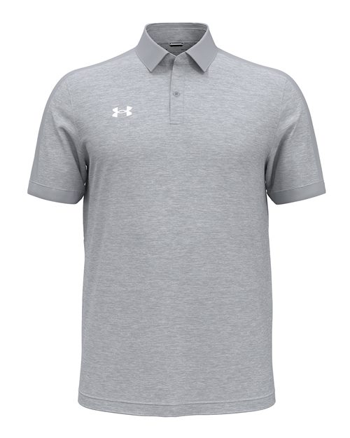 Under Armour 1376907 — Men's Trophy Level Polo — Mod Grey/ White