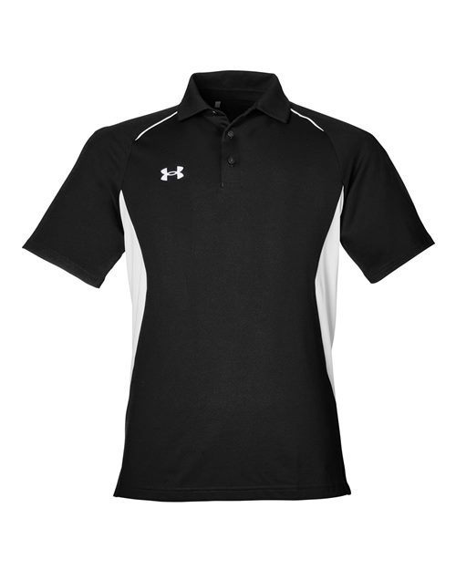 Under Armour 1383263 — Men's Title Polo 2.0 — Black/ White