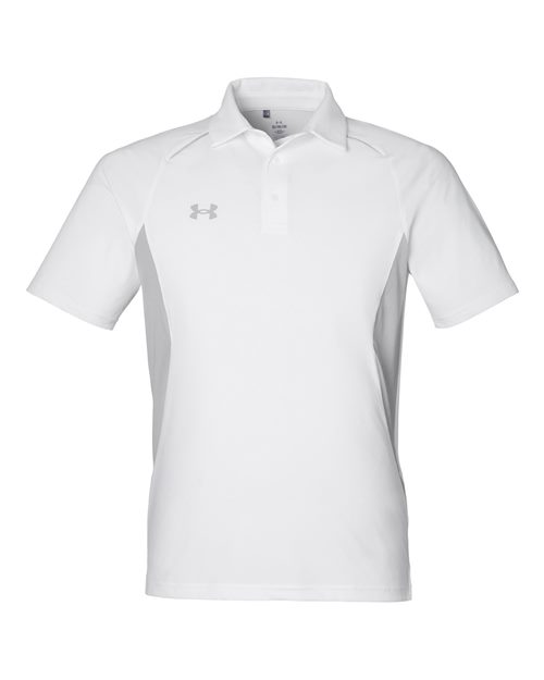 Under Armour 1383263 — Men's Title Polo 2.0 — White/ Mod Grey