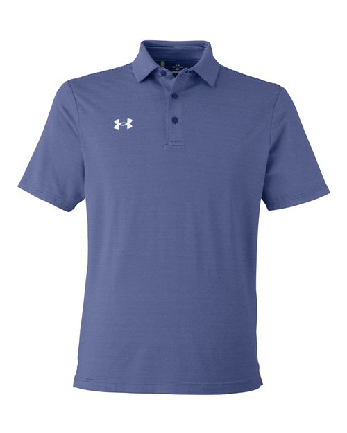 Under Armour 1389853 — Men's Destin Drive "UA Playoff Team Stripe" Performance Polo — Royal/ White