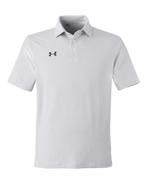 Under Armour 1389853 — Men's Destin Drive Striped Performance Polo — White/ Black