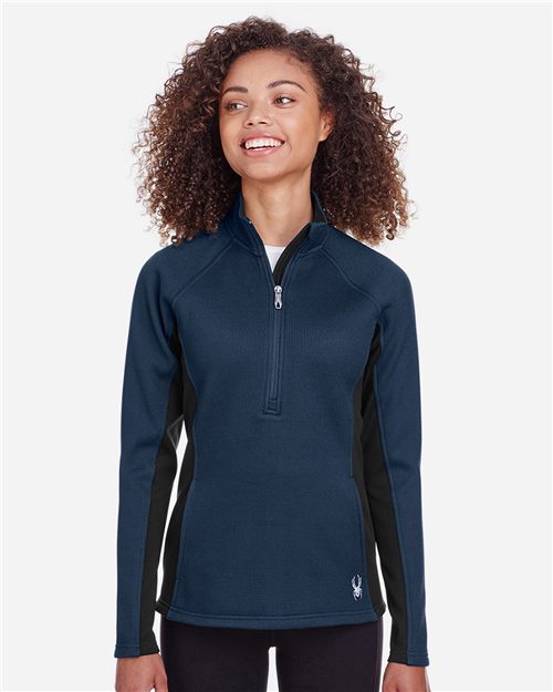 Spyder S16562 — Women's Constant Half-Zip Sweater Fleece Pullover — main view