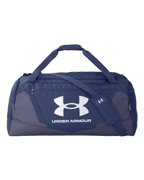 Under Armour 1369224 — Undeniable 5.0 LG Duffel Bag — Midnight Navy/ Metallic Silver