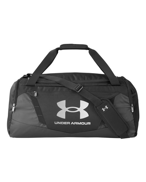 Under Armour 1369223 — Undeniable 5.0 MD Duffel Bag — Black/ Metallic Silver