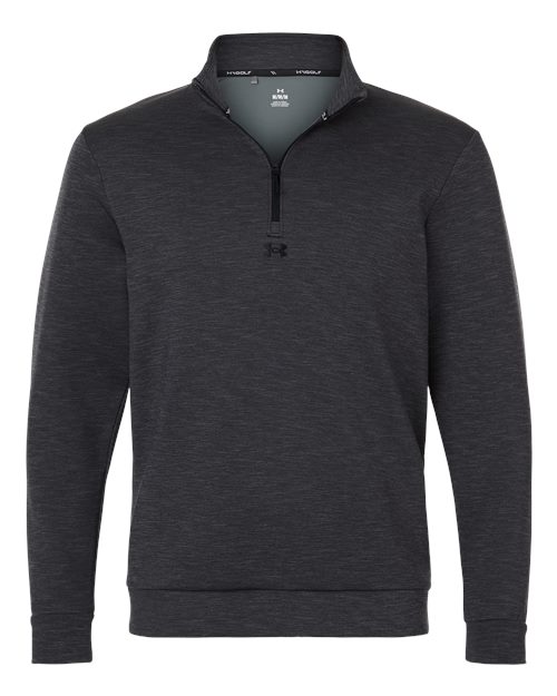 Under Armour 1387124 — Men's Drive Midlayer Quarter-Zip Pullover — Black/ Black