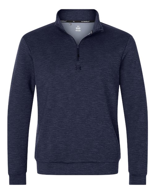 Under Armour 1387124 — Men's Drive Midlayer Quarter-Zip Pullover — Midnight Navy/ Midnight Navy
