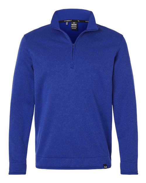 Under Armour 1383256 — Men's Storm Sweater Fleece Quarter-Zip Pullover — Royal/ White
