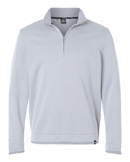 Under Armour 1383256 — Men's Storm Sweater Fleece Quarter-Zip Pullover — Steel/ White