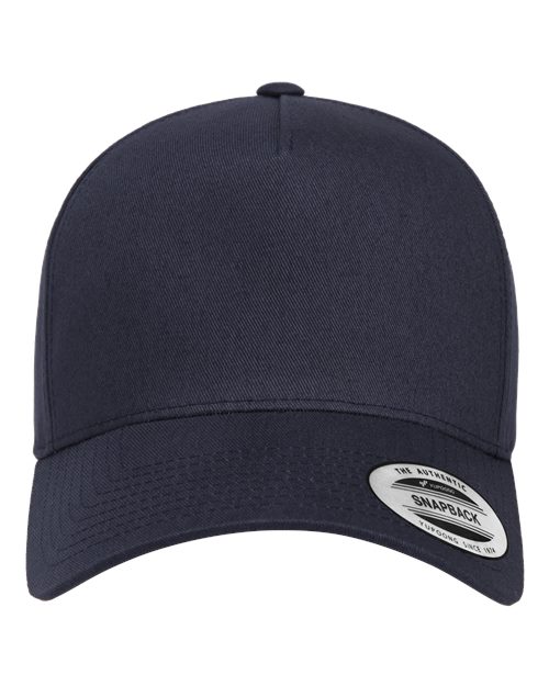 YP Classics 5079 — Retro Cotton Blend Snapback Cap — Navy