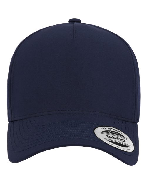 YP Classics 5389AP — Five-Panel Snapback with Perforated Cap — Navy