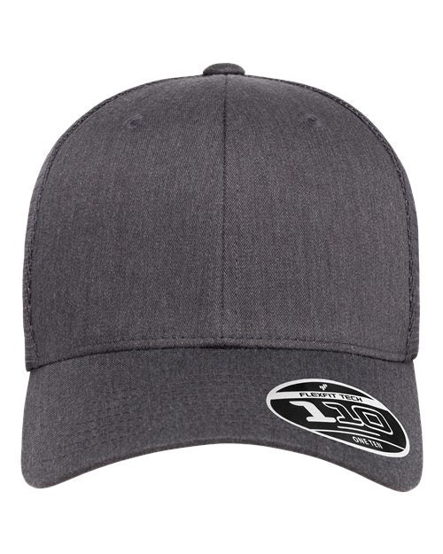 Flexfit 110M — 110® Mesh-Back Cap — Dark Heather Grey