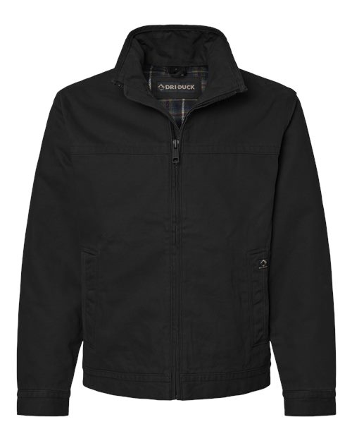 DRI DUCK 5028T — Men's Tall Maverick Boulder Cloth™ Jacket with Blanket Lining — Black
