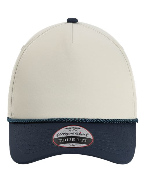 Imperial 5054 — The Wrightson Cap — Putty/ Navy/ Navy