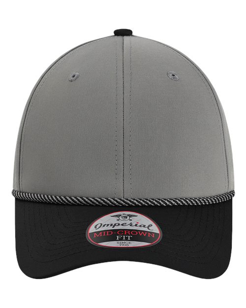 Imperial 7054 — The Wingman Cap — Grey/ Black/ Black/ Grey
