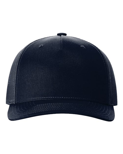 Richardson 112FP — Five-Panel Trucker Cap — Navy