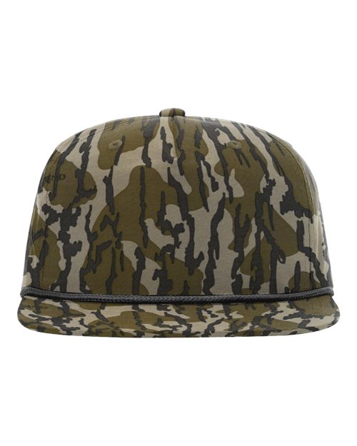 Richardson 256P — Printed Umpqua Gramps Cap — Mossy Oak Bottomland/ Black