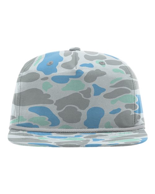 Richardson 256P — Printed Umpqua Gramps Cap — Saltwater Duck Camo/ Charcoal