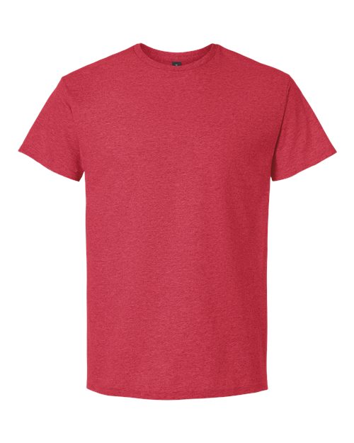 Gildan 3000 — Unisex Light Cotton T-Shirt — Heather Red