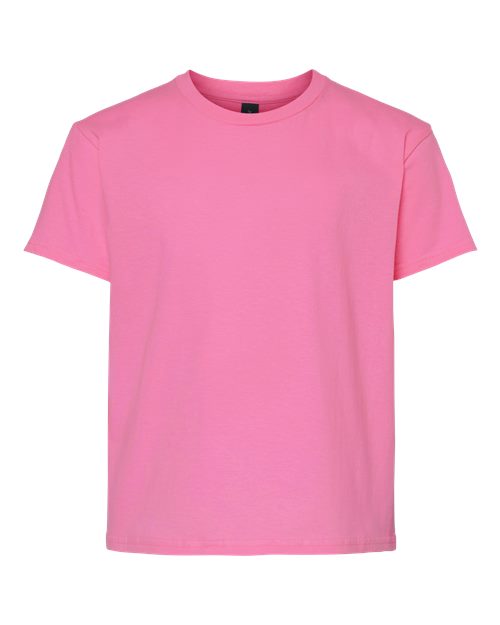 Gildan 3000B — Youth Light Cotton T-Shirt — Azalea