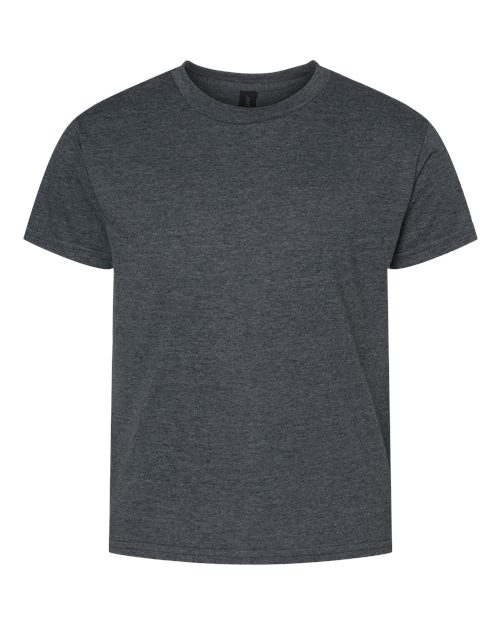 Gildan 3000B — Youth Light Cotton T-Shirt — Dark Heather
