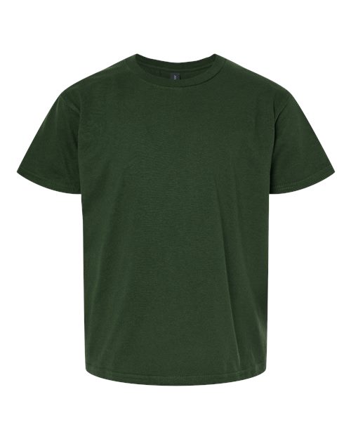 Gildan 3000B — Youth Light Cotton T-Shirt — Forest Green