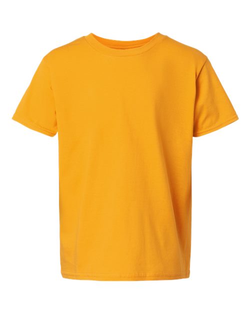Gildan 3000B — Youth Light Cotton T-Shirt — Gold