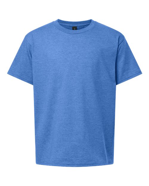 Gildan 3000B — Youth Light Cotton T-Shirt — Heather Royal