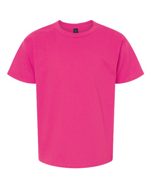 Gildan 3000B — Youth Light Cotton T-Shirt — Heliconia