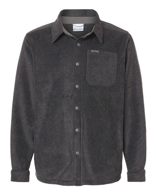 Columbia 212371 — Men's Steens Mountain™ Solid Shirt Jacket — Charcoal Grey Heather