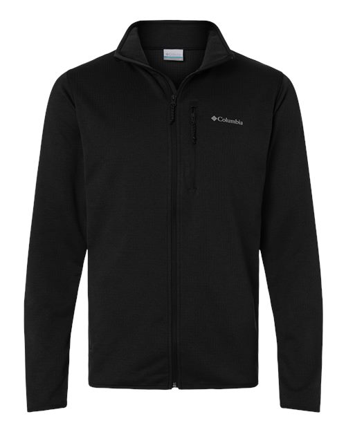 Columbia 213684 — Men's Essential Hike™ Grid Fleece Full-Zip — Black