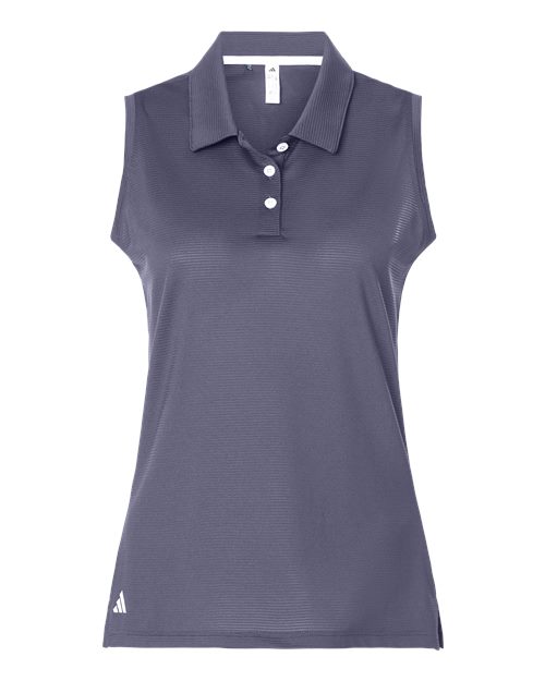 Adidas A1005 — Women's Ottoman Sleeveless Polo — Preloved Violet