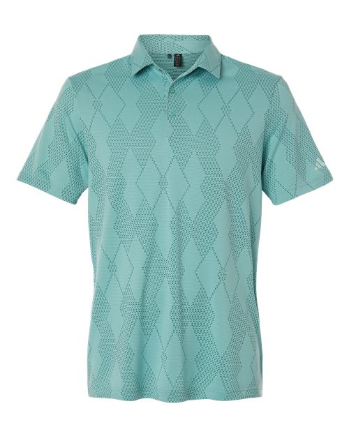 Adidas A2008 — Men's Ultimate365 Textured Polo — Mint Tone
