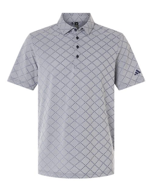 Adidas A2014 — Men's Ultimate365 Jacquard Polo — Collegiate Navy/ White
