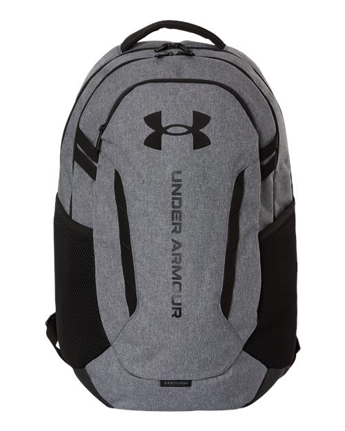 Under Armour 1384672 — Hustle Backpack 6.0 — Castlerock Heather/ Black