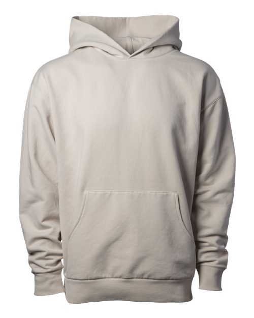 Independent Trading Co. INDLUXHOOD — Lux Heavyweight Modal Hooded Sweatshirt — Ivory
