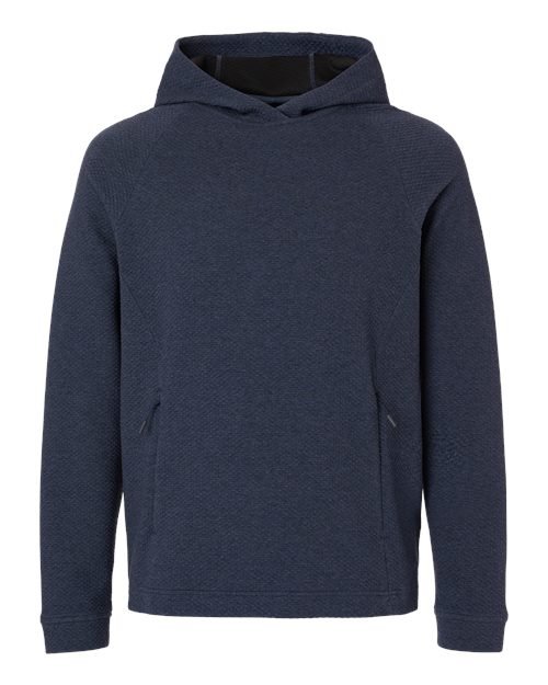 North End NE729 — Men's Spirit Textured Hooded Pullover — Classic Navy Heather