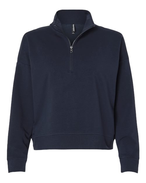 Independent Trading Co. EXP15WPQ — Women's Perform Quarter-Zip Pullover — Classic Navy