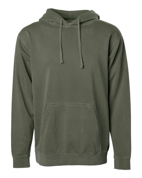 Independent Trading Co. PRM4500 — Unisex Midweight Pigment-Dyed Hooded Sweatshirt — Pigment Army