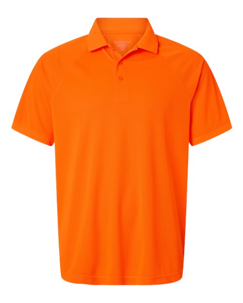 Harriton M208 — Men's Charge Snag and Soil Protect Polo — Safety Orange