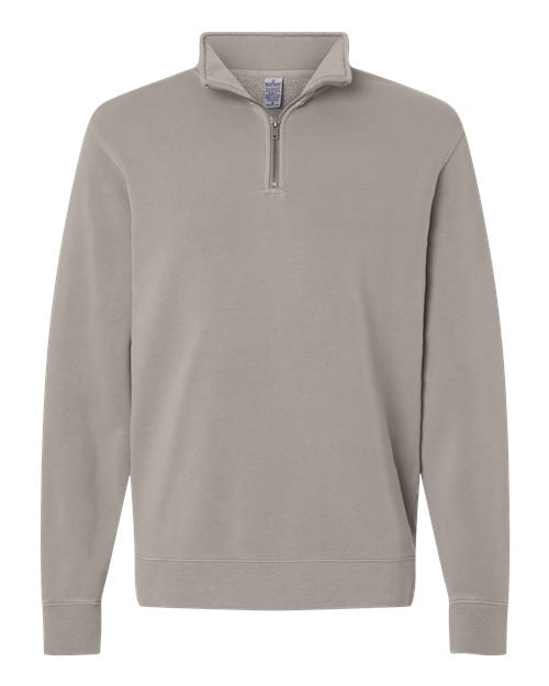 Independent Trading Co. PRM4600QZ — Unisex Pigment-Dyed Quarter-Zip Pullover — Pigment Cement