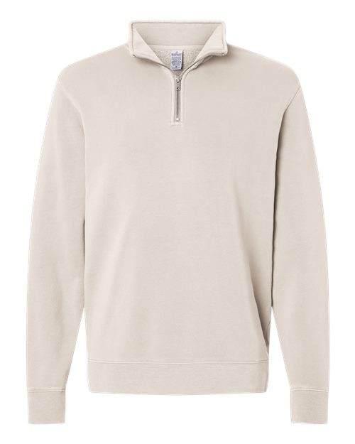 Independent Trading Co. PRM4600QZ — Unisex Pigment-Dyed Quarter-Zip Pullover — Pigment Ivory