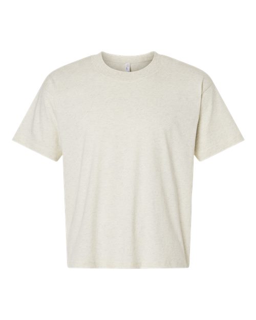 LAT 3520 — Unisex Boxy Jersey Tee — Natural Heather