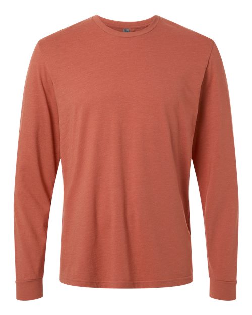 Next Level 6211 — Unisex CVC Long Sleeve T-Shirt — Heather Redwood