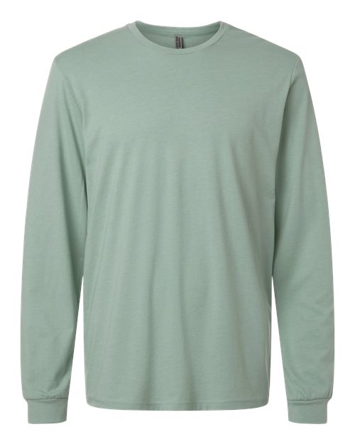 Next Level 6211 — Unisex CVC Long Sleeve T-Shirt — Heather Seafoam