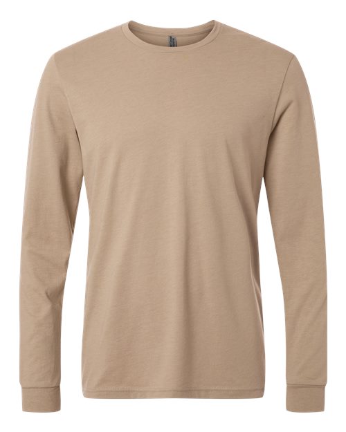Next Level 6211 — Unisex CVC Long Sleeve T-Shirt — Heather Tan