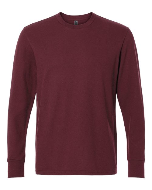 Next Level 8211 — Unisex Ideal Thermal Long Sleeve T-Shirt — Maroon
