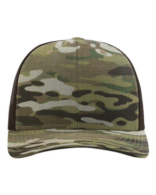 Richardson 112PT — Printed Tactical Trucker Cap — Multicam Original/ Coyote Brown
